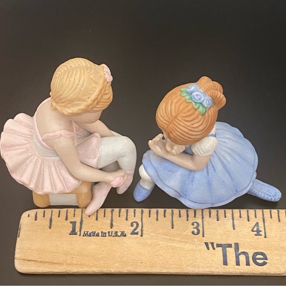 Vintage 80’s HOLLY HOBBIE Miniature Ballerina Mini Figurines - Picture 3 of 12
